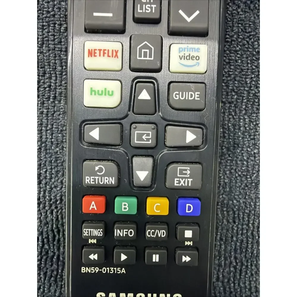 Samsung Remote Control (BN59-01315A). For Samsung Smart LED TV 4k w/Netflix